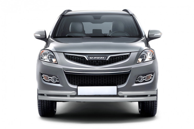 Защита переднего бампера двойная с углами Ø63/51мм (ППК) HAVAL H5 (2020-н.в.) купить в интернет-магазине tuning63