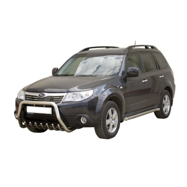 Кенгурин с дополнительной защитой двигателя (d63.5) для Subaru Foreste (2009-2013) купить в интернет-магазине tuning63