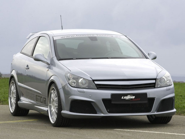 Бампер передний "Lumma" Opel Astra (H) Coupe (2004-2010 г.в.) с алюминиевой сеткой купить в интернет-магазине tuning63