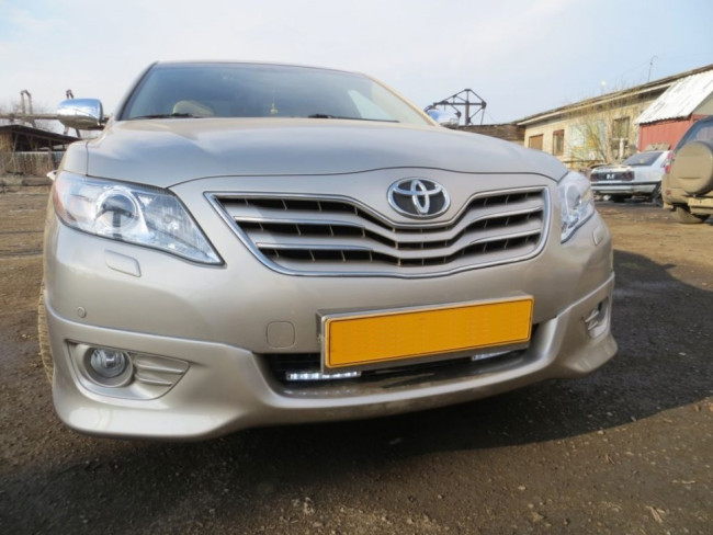 Накладка на передний бампер "Sport Edition" Toyota Camry (40) Рестайлинг купить в интернет-магазине tuning63
