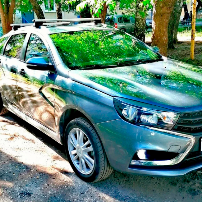 Накладки на фары (реснички) для LADA Vesta, Vesta SW (2015-н.в.) купить в интернет-магазине tuning63
