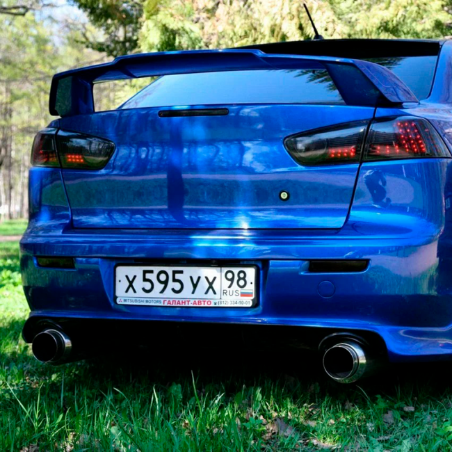 Спойлер "Power-Y" для Mitsubishi Lancer 10 (2007-2016) купить в интернет-магазине tuning63