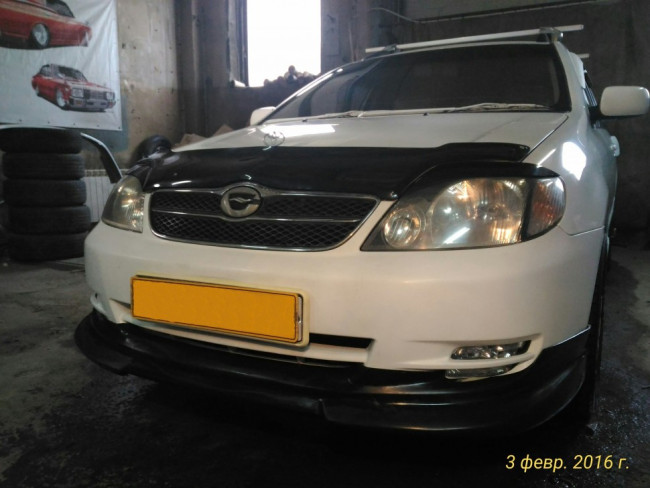 Накладка на передний бампер "TRD" Toyota Corolla (120, 121 Fielder) рест купить в интернет-магазине tuning63