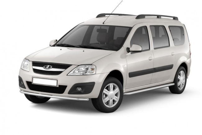 Защита переднего бампера одинарная 51мм (НПС) LADA Largus (2012-н.в.) купить в интернет-магазине tuning63