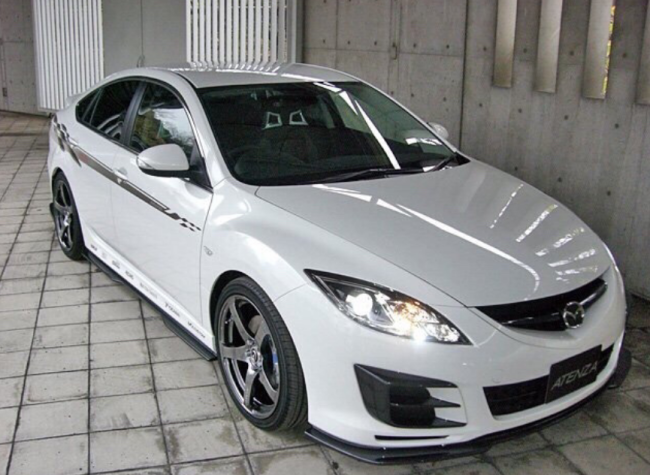 Сплиттеры под пороги "KENSTYLE" на Mazda 6 GH (2007-2012) купить в интернет-магазине tuning63