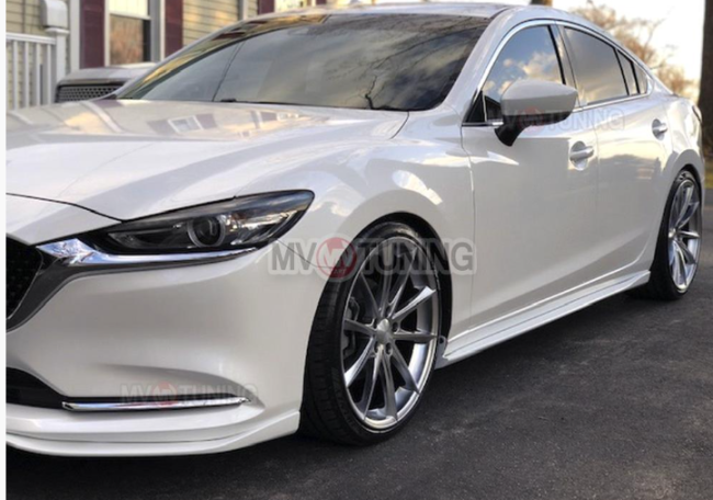 Боковые сплиттеры (пороги) Mazda 6 (2013-н.в.) комплект купить в интернет-магазине tuning63