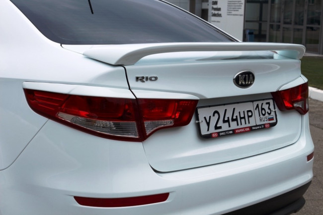 Спойлер без стоп-сигнала KIA Rio III (2015-н.в.) купить в интернет-магазине tuning63