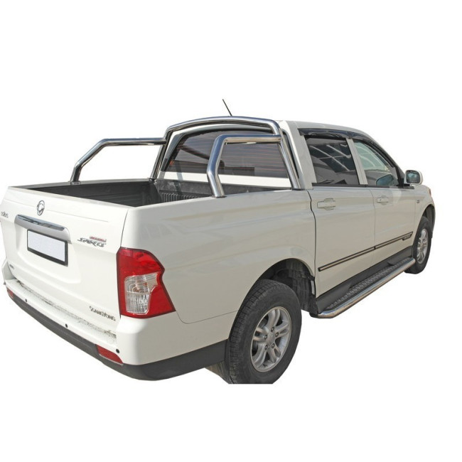 Защитная дуга багажника (d63,5) для SsangYong Actyon Sports (2012-2015) купить в интернет-магазине tuning63