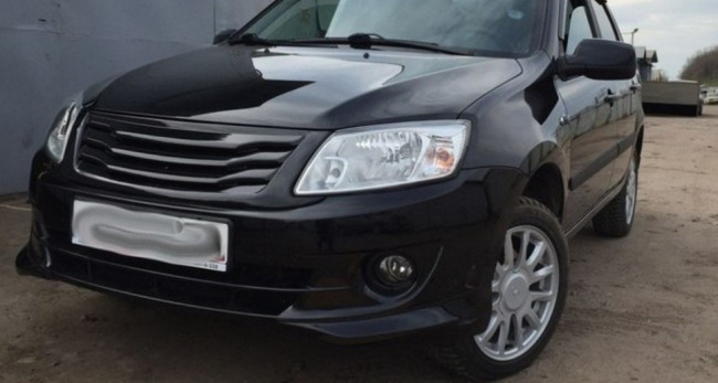 Накладки (клыки) на передний бампер старого образца ВАЗ 2190, 2191 "LADA Granta" купить в интернет-магазине tuning63 Накладки (клыки) на передний бампер старого образца ВАЗ 2190, 2191 "LADA Granta" купить в интернет-магазине tuning63