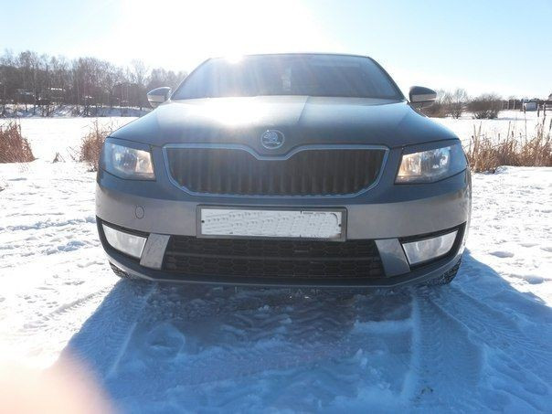 Вставки переднего бампера в стиле RS Skoda Octavia III A7 (2013-2016 г.в.) купить в интернет-магазине tuning63