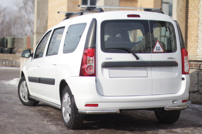 Защита заднего бампера угловая 51мм (НПС) LADA Largus (2012-н.в.) Largus Cross (2015-н.в.) купить в интернет-магазине tuning63 Защита заднего бампера угловая 51мм (НПС) LADA Largus (2012-н.в.) Largus Cross (2015-н.в.) купить в интернет-магазине tuning63