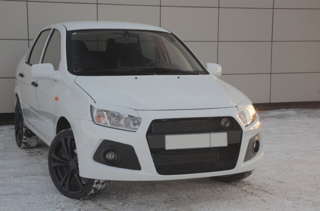 Бампер передний "Снайпер" для ВАЗ 2190, 2191 "LADA Granta" купить в интернет-магазине tuning63