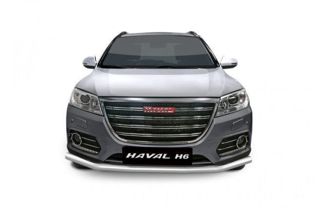 Защита переднего бампера одинарная 63 мм (НПС) HAVAL H6 (2014-н.в.) купить в интернет-магазине tuning63