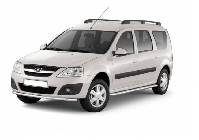 Рейлинги (Чёрный муар) "Комфорт" LADA Largus (2012-н.в.) купить в интернет-магазине tuning63