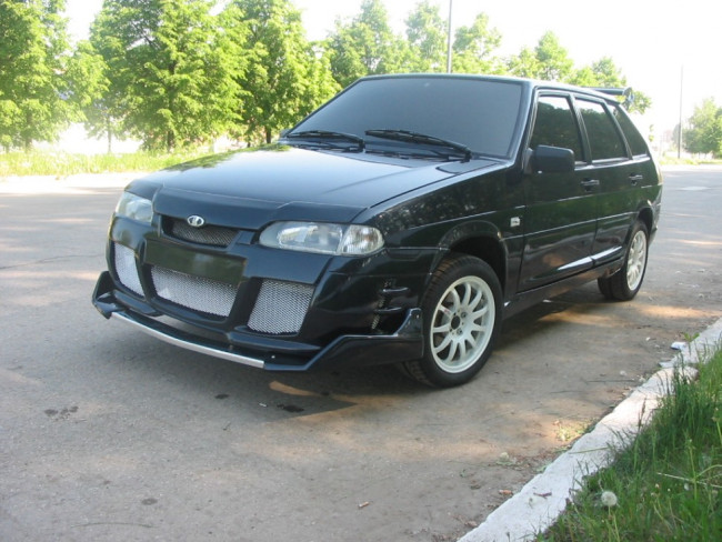 Бампер передний "V-max Sport" для ВАЗ 2113, 2114, 2115 купить в интернет-магазине tuning63