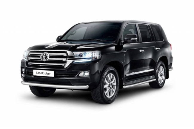 Защита переднего бампера одинарная 63мм (НПС) Toyota Land Cruiser 200 (2014-н.в.) купить в интернет-магазине tuning63