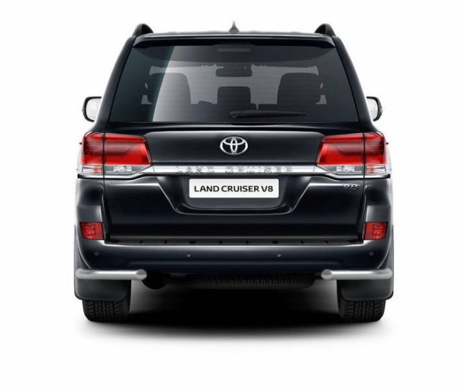 Защита заднего бампера угловая 63мм (НПС) Toyota Land Cruiser 200 (2016-н.в.) купить в интернет-магазине tuning63