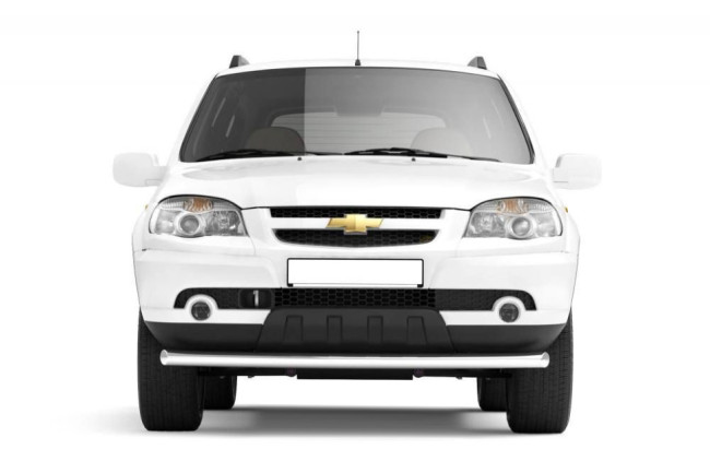 Защита переднего бампера одинарная 63мм (НПС) ВАЗ 2123 "Chevrolet Niva" (2009-2020 г.в.), LADA Niva (2020-н.в.) купить в интернет-магазине tuning63
