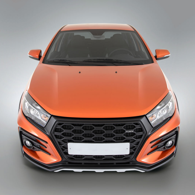 Бампер передний "Xmug 2.0 Кросс" для LADA Vesta купить в интернет-магазине tuning63