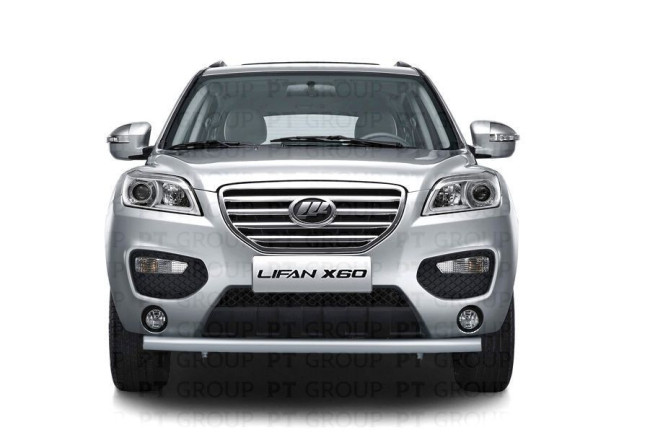 Защита переднего бампера одинарная 63мм ИСКРА (ППК) LIFAN X60 (2012-2016 г.в.) купить в интернет-магазине tuning63