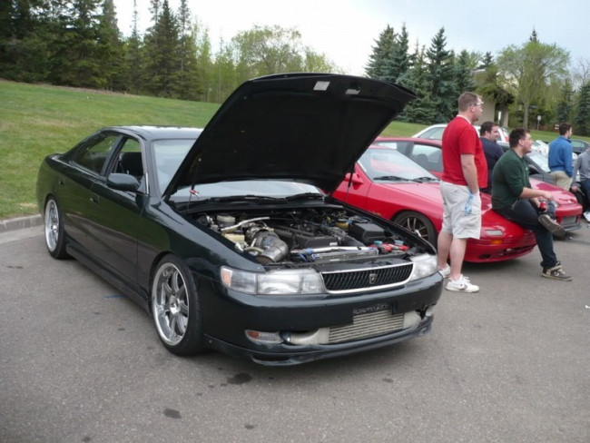 Накладка на передний бампер (сток) Toyota Chaser (90) купить в интернет-магазине tuning63