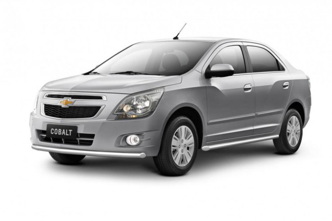 Защита переднего бампера одинарная Ø38 мм (НПС) Chevrolet COBALT (2019-н.в.) купить в интернет-магазине tuning63