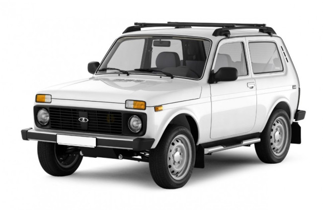 Рейлинги с попереч. проф.1,35 (Черный муар) "Усиленный" для ВАЗ 2121 "LADA 4х4" с 1993 г.в. купить в интернет-магазине tuning63