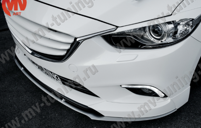 Сплиттер № 1 под клыки переднего бампера "SkyActivSport" Mazda 6 (2013-н.в.) купить в интернет-магазине tuning63 Сплиттер № 1 под клыки переднего бампера "SkyActivSport" Mazda 6 (2013-н.в.) купить в интернет-магазине tuning63