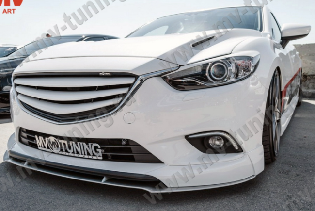 Сплиттер № 1 под клыки переднего бампера "SkyActivSport" Mazda 6 (2013-н.в.) купить в интернет-магазине tuning63 Сплиттер № 1 под клыки переднего бампера "SkyActivSport" Mazda 6 (2013-н.в.) купить в интернет-магазине tuning63