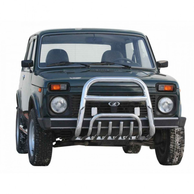 Кенгурин с защитой для ВАЗ 21214, 2131 "LADA 4х4" (d63,5) купить в интернет-магазине tuning63
