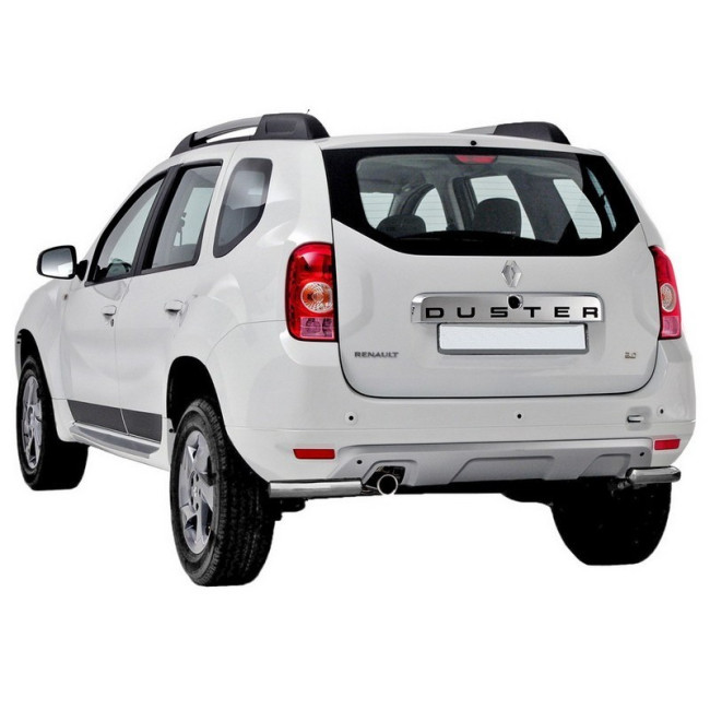 Защита заднего бампера «Уголки» (d63,5) для Renault Duster (2011-2015) купить в интернет-магазине tuning63