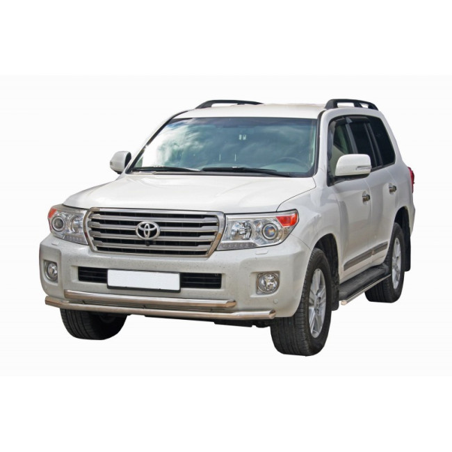 Защита порогов «Труба» (d40) для Toyota Land Cruiser 200 (2013-2015) купить в интернет-магазине tuning63