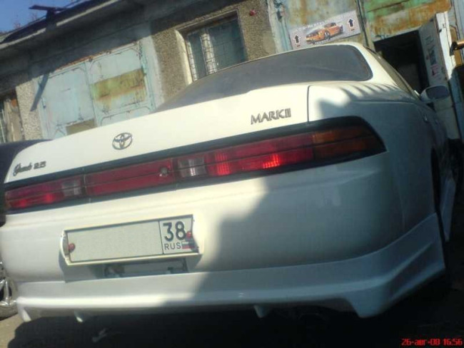 Накладка на задний бампер "TRD" Toyota Mark II (90) купить в интернет-магазине tuning63