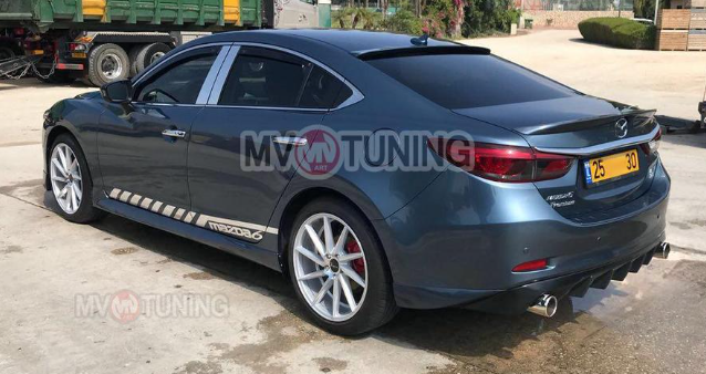 Диффузор заднего бампера var №4 (с килями) Mazda 6 (2013 - н.в.) купить в интернет-магазине tuning63 Диффузор заднего бампера var №4 (с килями) Mazda 6 (2013 - н.в.) купить в интернет-магазине tuning63