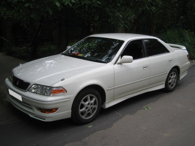 Накладка на передний бампер (сток) Toyota Mark II (100) Дорестайлинг купить в интернет-магазине tuning63