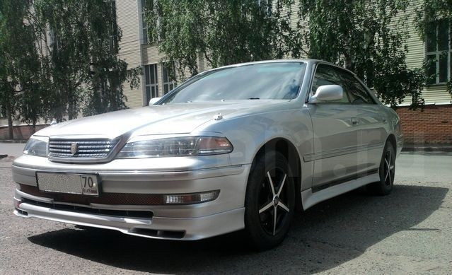 Накладка на передний бампер (сток) Toyota Mark II (100) Рестайлинг купить в интернет-магазине tuning63