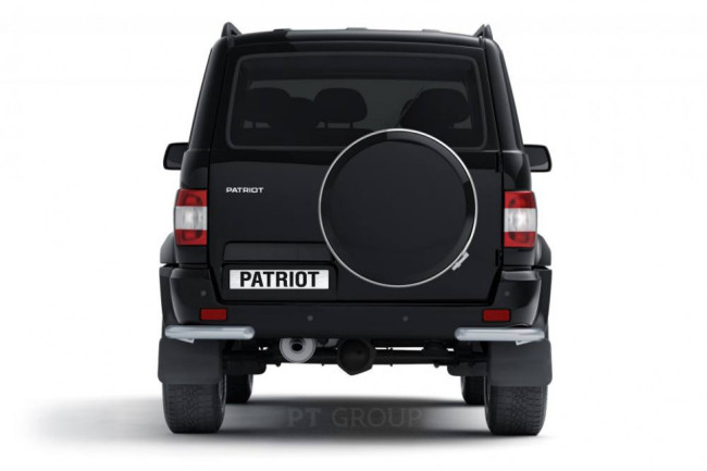 Защита заднего бампера угловая Ø63мм ИСКРА (ППК) UAZ Patriot 2014-