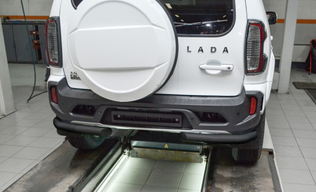 Защита заднего бампера угловая Ø63мм ШАГРЕНЬ (ППК) LADA Niva Travel 2021-н.в. / LADA NIVA 2020-н.в. / CHEVROLET Niva 2009-2020 г.в. купить в интернет-магазине tuning63 Защита заднего бампера угловая Ø63мм ШАГРЕНЬ (ППК) LADA Niva Travel 2021-н.в. / LADA NIVA 2020-н.в. / CHEVROLET Niva 2009-2020 г.в. купить в интернет-магазине tuning63